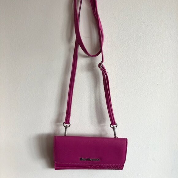 ENZO ANGIOLINI Fushia Convertible Wallet Crossbody - Picture 2 of 16